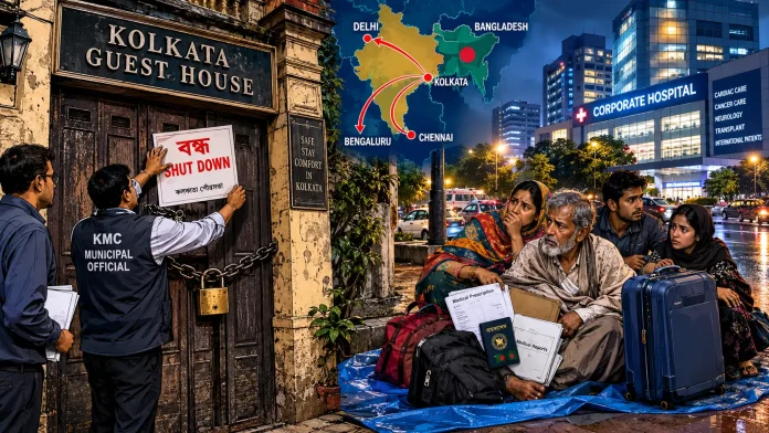 কলকাতায় গেস্টহাউস বন্ধ, বিপাকে চিকিৎসা নিতে যাওয়া বাংলাদেশিরা